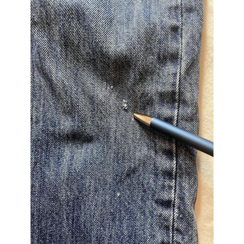 Levi's 501 Men's Jeans 36x30 Blue Button Fly Straight Leg Denim